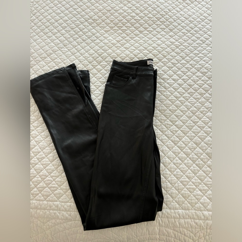 Zara Leather Pants